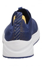 Men's Everon Knit Navy/White Lightweight Slip-Resistant Sneaker from Infinity Footwear by Cherokee