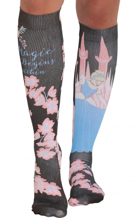 Soul Support Magic Within Print Light Compression Knee High Socks by Heartsoul
