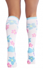 Kickstart Floral Fields Knee High Medium Compression Socks from Infinity by Cherokee