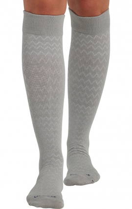 True Support Cloudy (4 Pairs) Medium Compression Knee High Socks by Cherokee