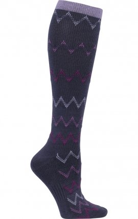 LX Support Calm Unisex Medium Compression Knee High Socks with Arch Support by Cherokee