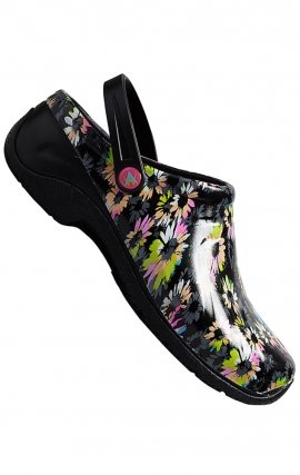 Zone Floral Fireworks Unisex Anti-Slip Step In EVA Clog by Anywear Footwear