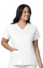 6319 WonderWink PRO Women's 4 Pocket V-Neck Top