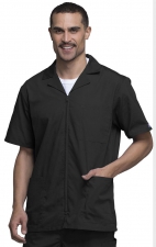 4300 Workwear Originals Men's Zip Front Short Sleeve Top by Cherokee