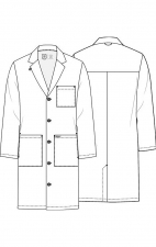 CK412 Project Lab Men's 38" Lab Coat with 3 Pockets by Cherokee