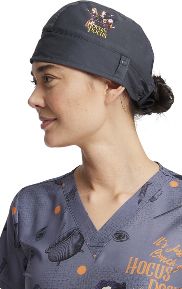 TF512L Tooniforms Unisex Print Scrub Cap with Mask Tabs by Cherokee Uniforms - Cast A Spell 