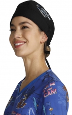 TF512L Tooniforms Unisex Print Scrub Cap with Mask Tabs by Cherokee Uniforms - If You Can