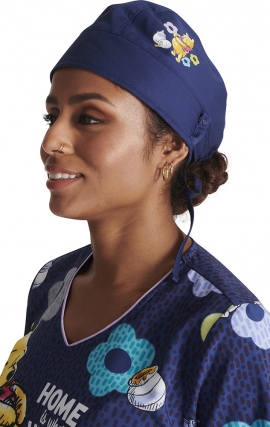 TF512L Tooniforms Unisex Print Scrub Cap with Mask Tabs by Cherokee Uniforms - Sweet Home