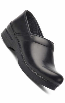 NARROW PRO by Dansko (Women's) - Black Cabrio Leather