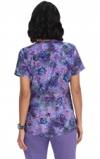 1082PR koi Lite Velora Stretch Print Top - Electric Animal