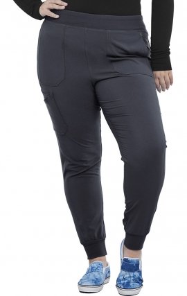 CK011 iFlex Elastic Waist Jogger with 7 Pockets by Cherokee
