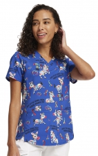 CK703 Cherokee Fitted 2 Pocket Print Top - Born To Stand Out