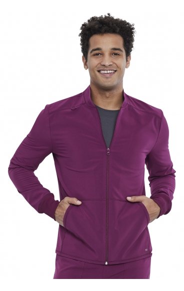 CKA387 Allura Men's Modern Fit Zip Front Jacket by Cherokee CKA387 Allura Men's Modern Fit Zip Front Jacket by Cherokee