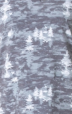 C12114 Carhartt Force Cross-Flex Women's Modern Fit V-Neck Print Top - Snowy Pines