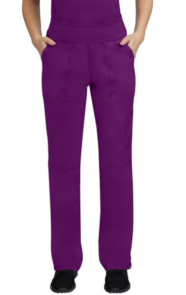 9133P Petite Healing Hands Purple Label Tori Yoga Scrub Pants
