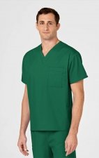 100 WonderWORK Unisex V-Neck Top with Chest Pocket