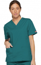 86706 Dickies EDS Signature 2 Pocket V-Neck Top