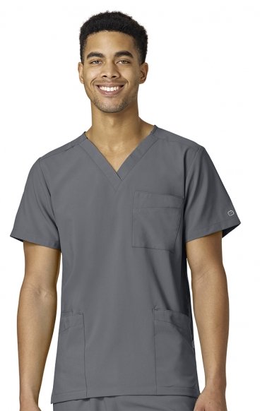 *FINAL SALE S 6855 W123 by WonderWink Unisex 4-Pocket Utility Top *FINAL SALE S 6855 W123 by WonderWink Unisex 4-Pocket Utility Top