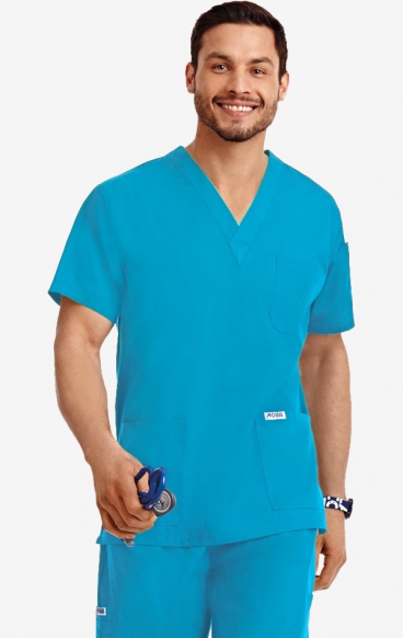 *FINAL SALE XS 310T MOBB Classic Unisex 3 Pocket Scrub Top