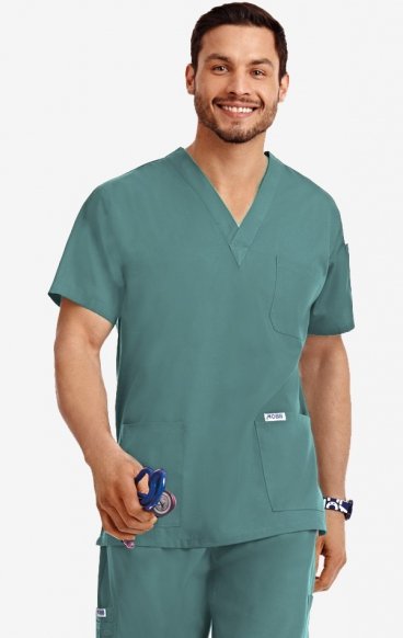 *FINAL SALE XS 310T MOBB Classic Unisex 3 Pocket Scrub Top