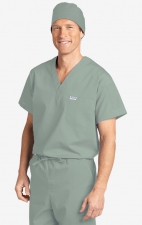 MOBB Unisex V-Neck Scrub Top (Men's View) - Lagoon (LA)