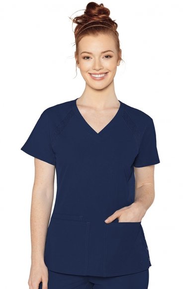 *FINAL SALE S 8470 Med Couture Peaches Raglan Scrub Top *FINAL SALE S 8470 Med Couture Peaches Raglan Scrub Top