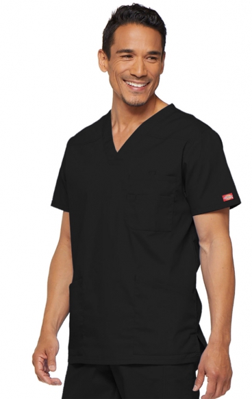 *FINAL SALE M 81906 Dickies EDS Signature Men's 5 Pocket V-Neck Top *FINAL SALE M 81906 Dickies EDS Signature Men's 5 Pocket V-Neck Top