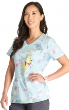 TF614 Tooniforms 3 Pocket V-Neck Print Top by Cherokee Uniforms - Bother Free
