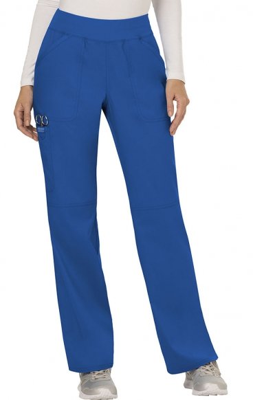 *FINAL SALE 5XL WW110P Petite Workwear Revolution Straight Leg Pull On Pant by Cherokee *FINAL SALE 5XL WW110P Petite Workwear Revolution Straight Leg Pull On Pant by Cherokee