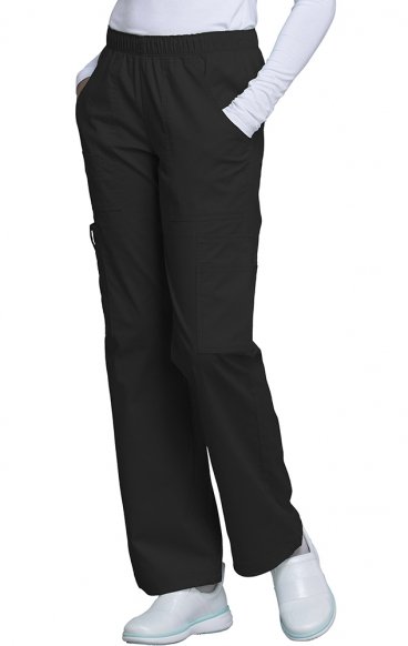 *FINAL SALE S 4005 Workwear Core Stretch Straight Leg Pant with Elastic Waist by Cherokee *FINAL SALE S 4005 Workwear Core Stretch Straight Leg Pant with Elastic Waist by Cherokee