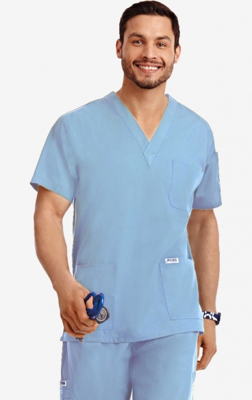 *FINAL SALE XL 310T MOBB Classic Unisex 3 Pocket Scrub Top