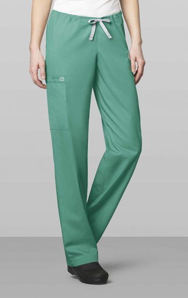 *FINAL SALE SURGICAL GREEN 500S Short WonderWORK Straight Leg Unisex Drawstring Cargo Pant