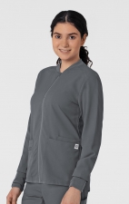 8122 Thrive Women's Zip-Front Warm Up Jacket by Wink