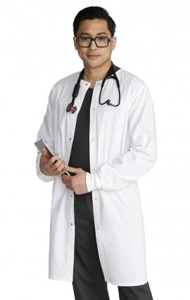 WW361 Workwear Professionals Unisex Full Length Pocketless Lab Coat by Cherokee