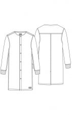WW361 Workwear Professionals Unisex Full Length Pocketless Lab Coat by Cherokee