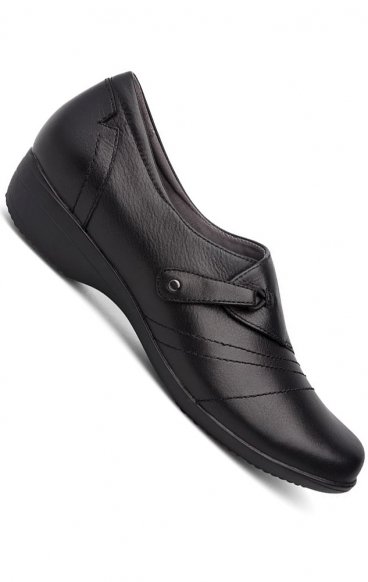 Wide Franny Black Milled Nappa Loafer for Women by Dansko Wide Franny Black Milled Nappa Loafer for Women by Dansko