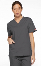 86706 Dickies EDS Signature 2 Pocket V-Neck Top