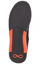 Dart Black/Electro Coral Lightweight Slip Resistant Women's Sneaker from Infinity Footwear by Cherokee