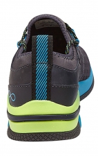 Dart Pewter/Neon Fade Lightweight Slip Resistant Women's Sneaker from Infinity Footwear by Cherokee