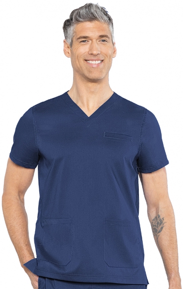 *FINAL SALE XL 7477 Med Couture Rothwear Touch Wescott 3 Pocket Men's Scrub Top 