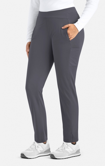 *FINAL SALE L 60301T Tall Focus Flat Front Tapered Leg Knit Pant by Maevn