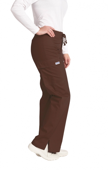 *FINAL SALE BROWN 316P-Tall Low Rise Lace Up Flare Pant by MOBB
