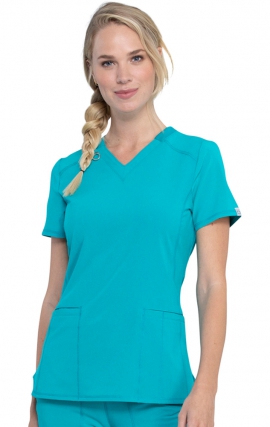 V-Neck Top - Cherokee Infinity - Antimicrobial