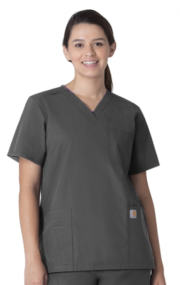 *FINAL SALE M C15013 Carhartt Force Unisex Modern Fit V-Neck Top *FINAL SALE M C15013 Carhartt Force Unisex Modern Fit V-Neck Top