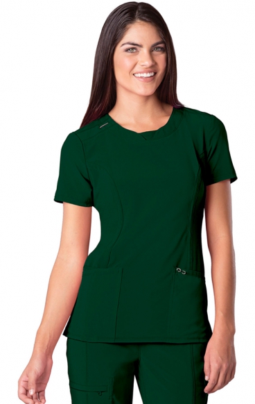 *FINAL SALE XL 2624A Infinity Round Neck Top by Cherokee with Certainty® Antimicrobial Technology