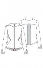 IN320A GNR8 Contemporary Warm Up Zip Jacket by Infinity