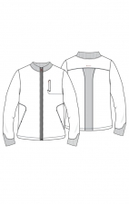 IN350A GNR8 Men's Zip Front Jacket by Infinity