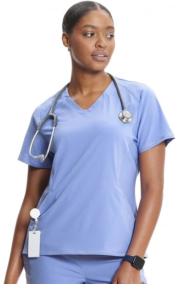 IN620A GNR8 Contemporary V-Neck Top with Kangaroo Pocket by Infinity IN620A GNR8 Contemporary V-Neck Top with Kangaroo Pocket by Infinity