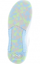Dart Artic White/Mint Blue Camo Lightweight Slip Resistant Women's Sneaker from Infinity Footwear by Cherokee