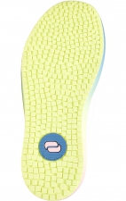 Everon Knit White/Rainbow Fade Lightweight Slip-Resistant Women's Sneaker from Infinity Footwear by Cherokee